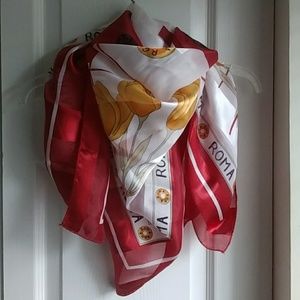 Red & White Fashion Scarf